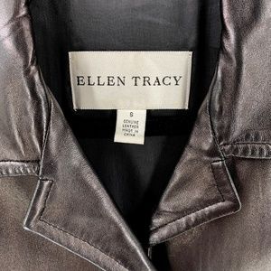 Ellen Tracy Jackets & Coats - ELLEN TRACY Black Leather Blazer Small Jacket Ellen Tracy Jackets & Coats - ELLEN TRACY Black Leather Blazer Small Jacket